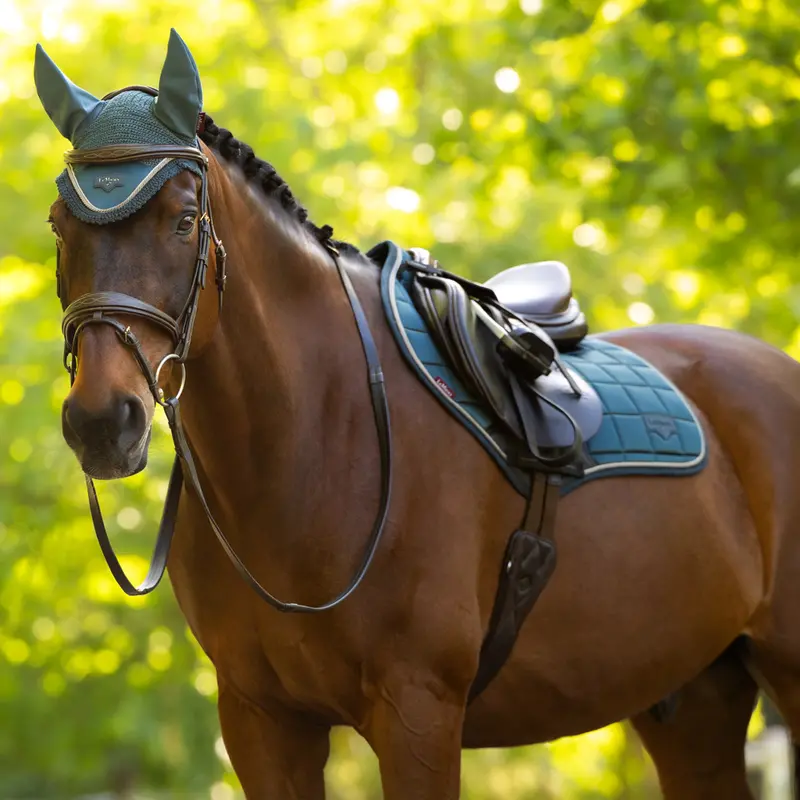 It08286 Lemieux Loire Classic Close Contact Square Saddle Pad - Jungle 1