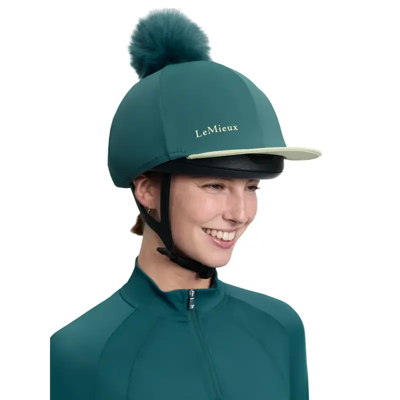 It08521 Lemieux Classique Pom Hat Silk Helmet Cover - Jungle 1