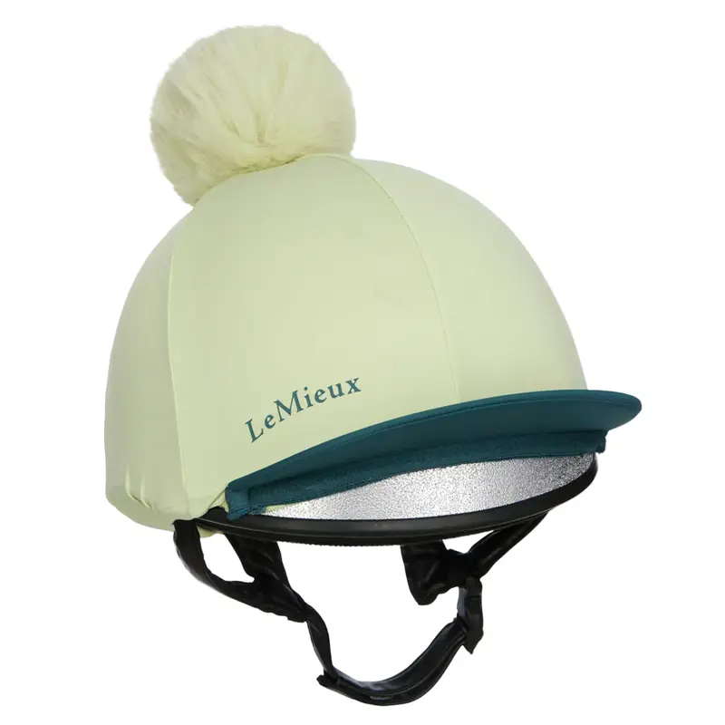 It08525 Lemieux Classique Pom Hat Silk Helmet Cover - Macaron 1