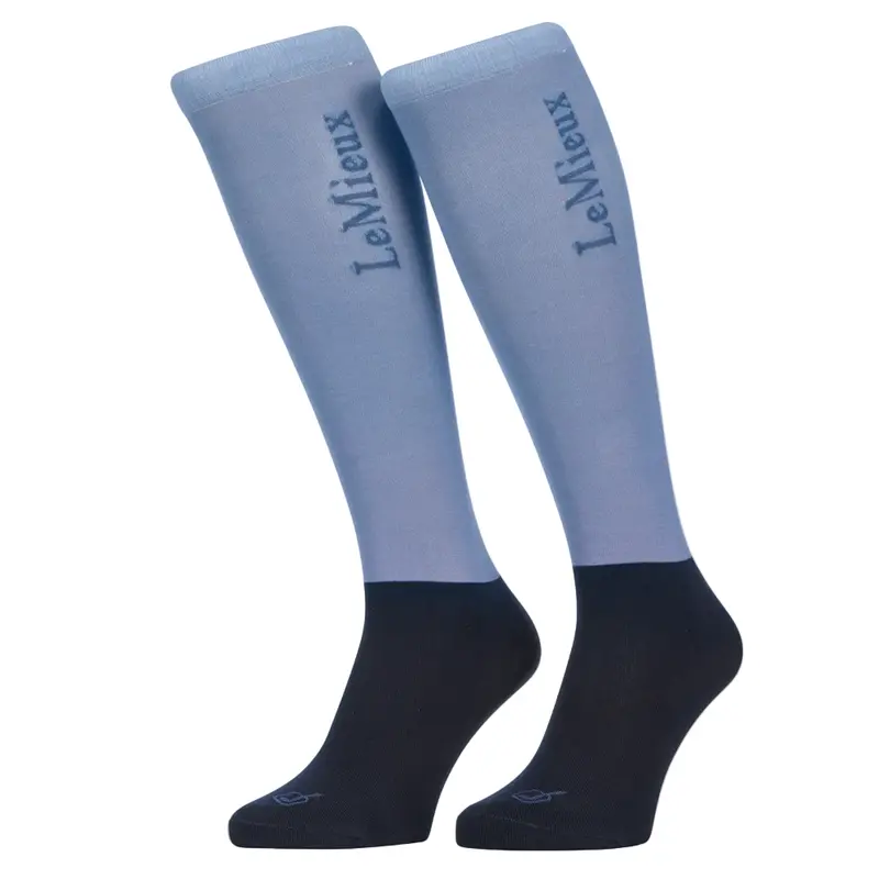 It08542 Lemieux Competition 2 Pack Socks - Powder Blue 1