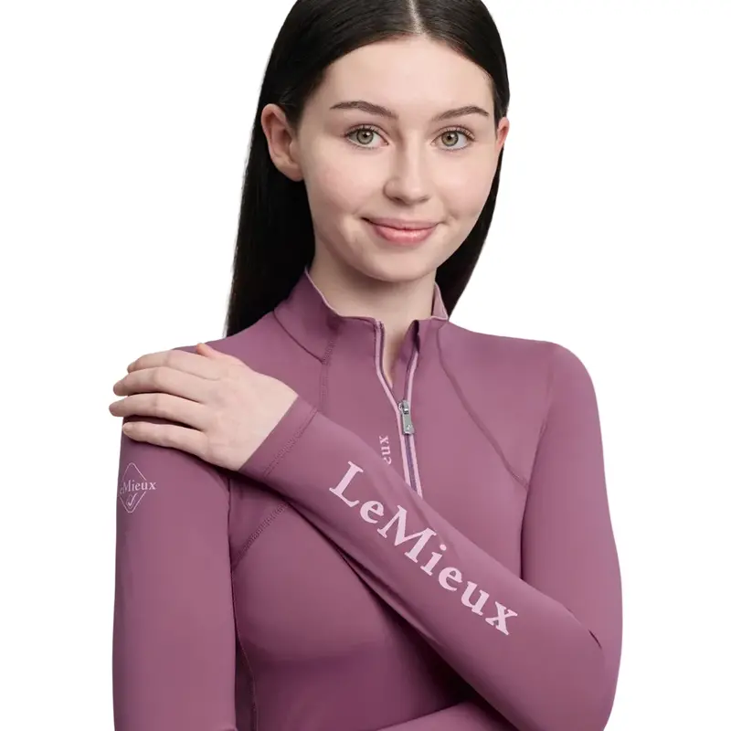 It08585 Lemieux Young Rider Classique Base Layer Long Sleeve Shirt - Mallow 1