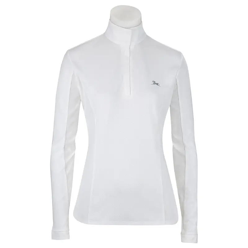 Jn100 Rj Classics Janie Ladies’ White Long Sleeve English Show Shirt 1