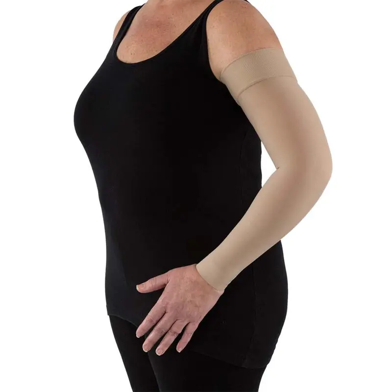 Jobst Bella Lite Compression Sleeves, 15-20 Mmhg, Armsleeve, Silicone Dot Band, Beige 1