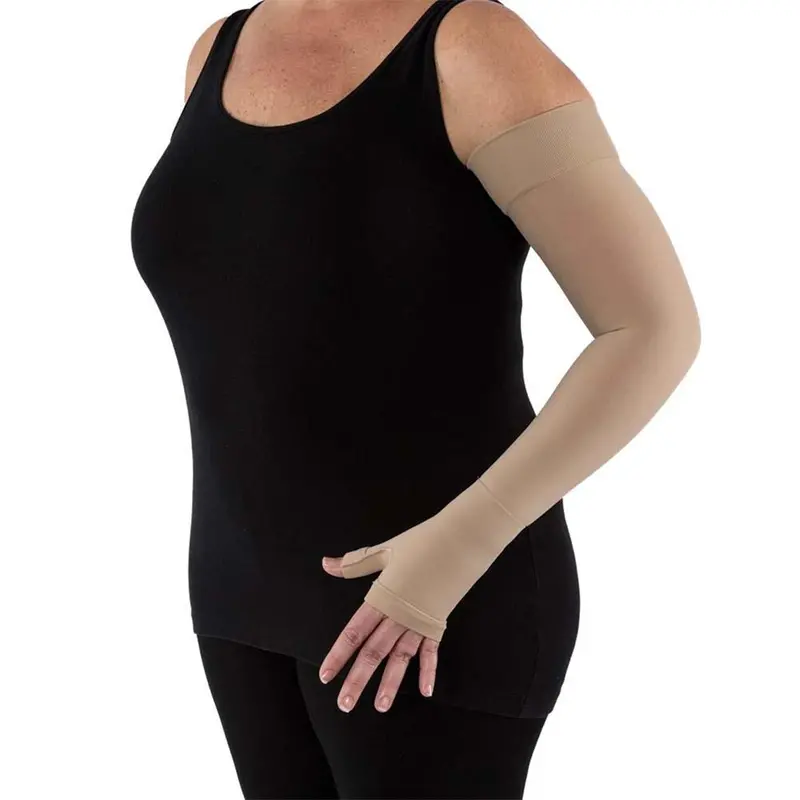 Jobst Bella Lite Compression Sleeves, 15-20 Mmhg, Combined Armsleeve & Gauntlet, Beige 1