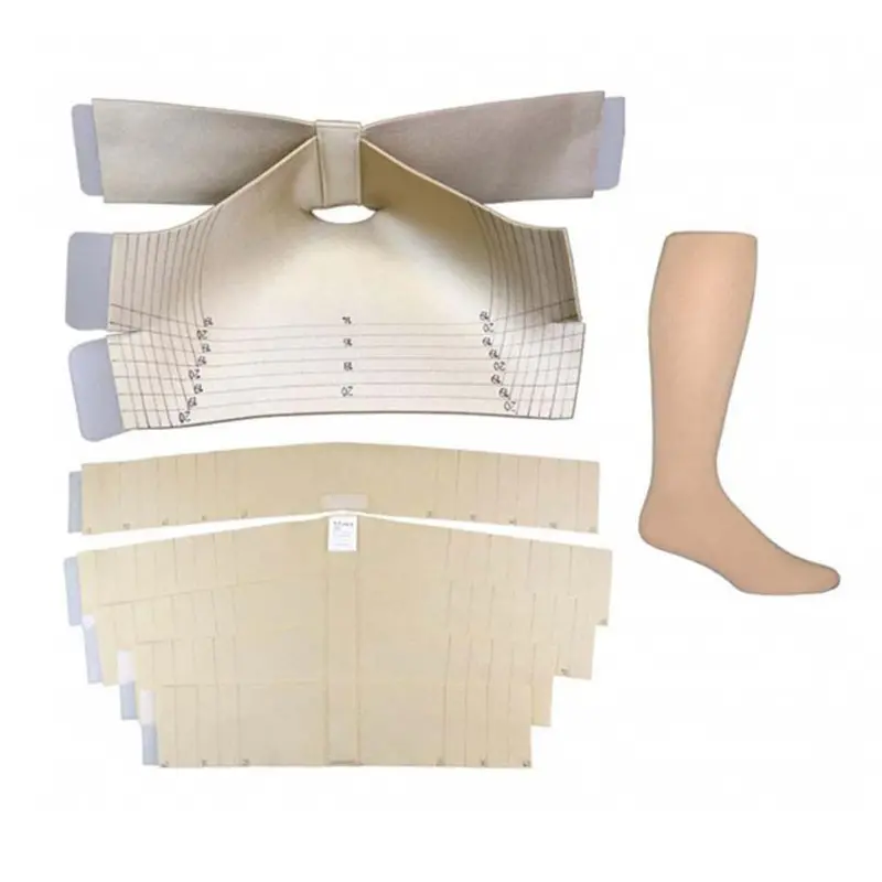 Jobst Farrowwrap Lite Ttf Ad Compression Wraps, 20-30 Mmhg Leg, Foot And Sock Kit, Tan, Medium 1