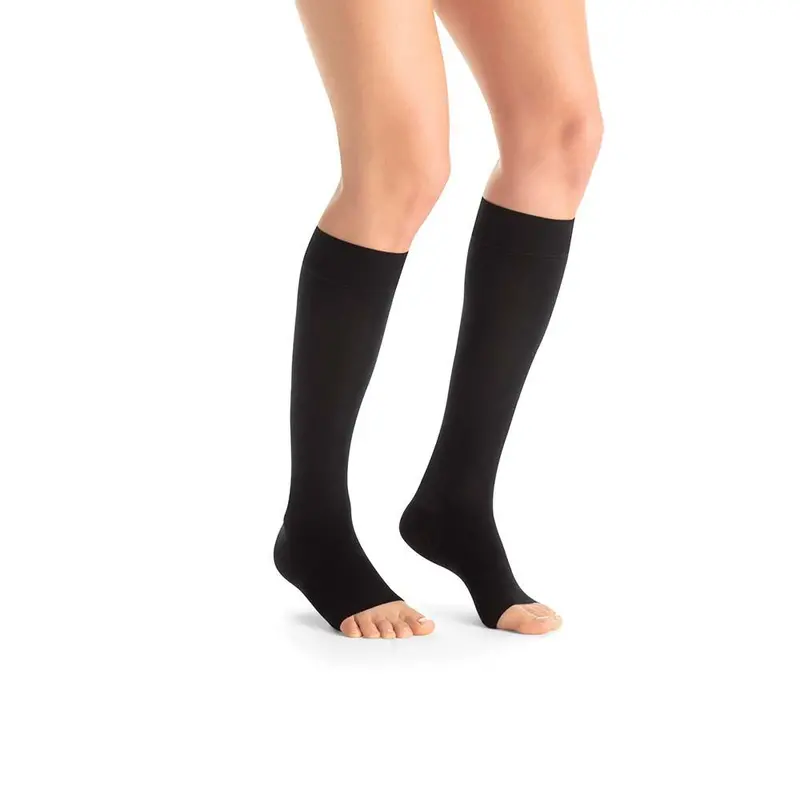 Jobst Maternity Opaque Compression Stockings, 15-20 Mmhg, Knee High, Open Toe 1