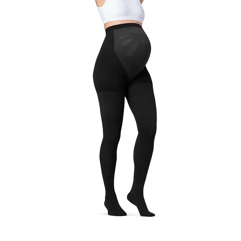 Jobst Maternity Opaque Compression Stockings, 15-20 Mmhg, Waist High, Closed Toe 1