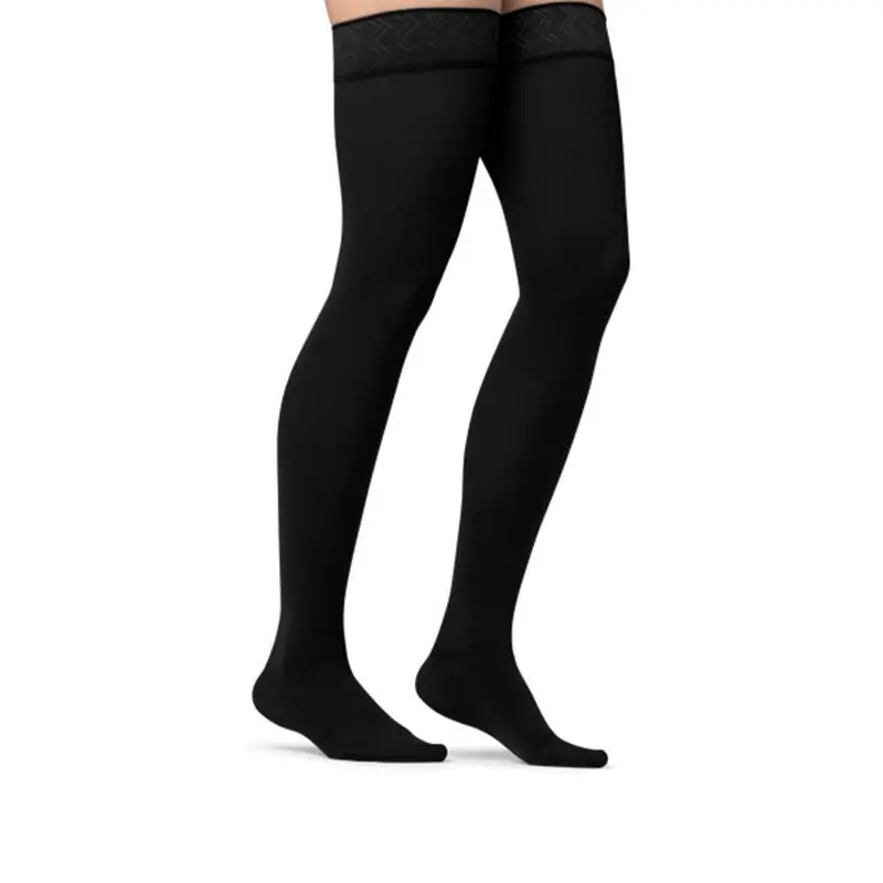 Jobst Maternity Opaque Compression Stockings, 20-30 Mmhg, Thigh High, Closed Toe 1