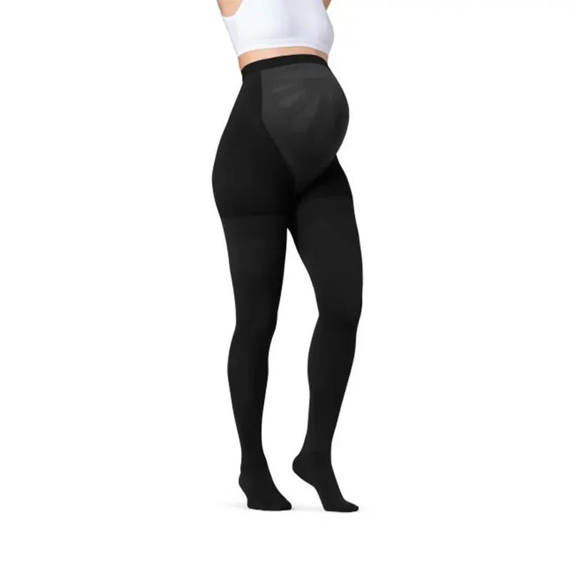 Jobst Maternity Opaque Compression Stockings, 20-30 Mmhg, Waist High, Closed Toe 1