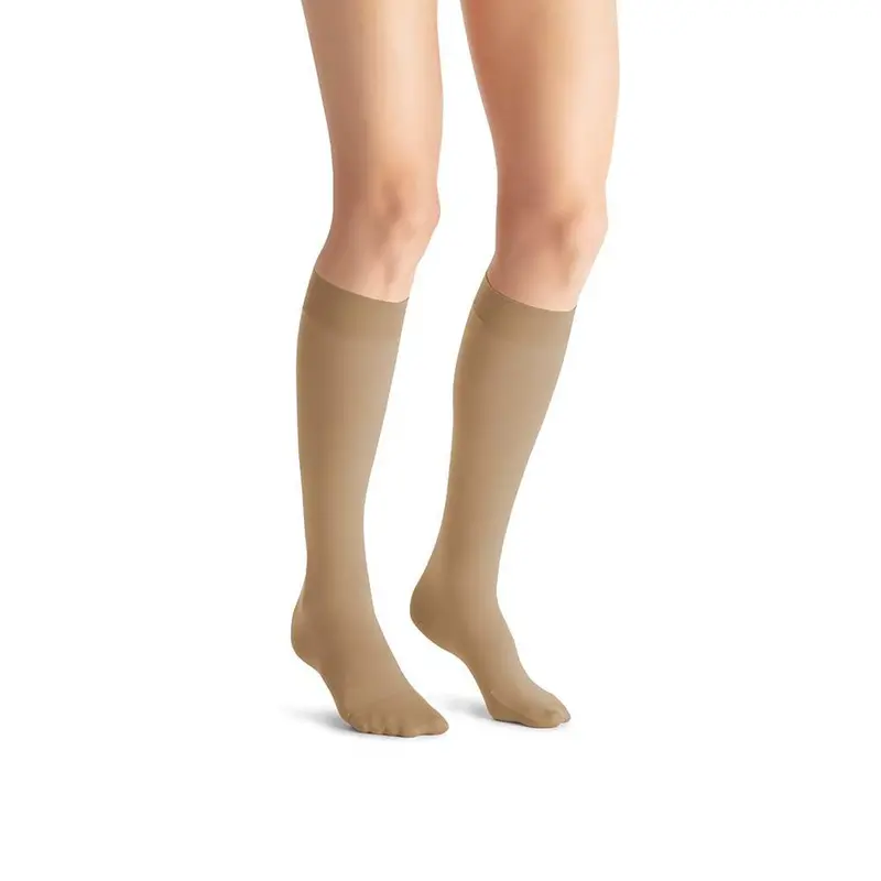 Jobst Opaque Compression Stockings, 20-30 Mmhg, Knee High, Closed Toe 1