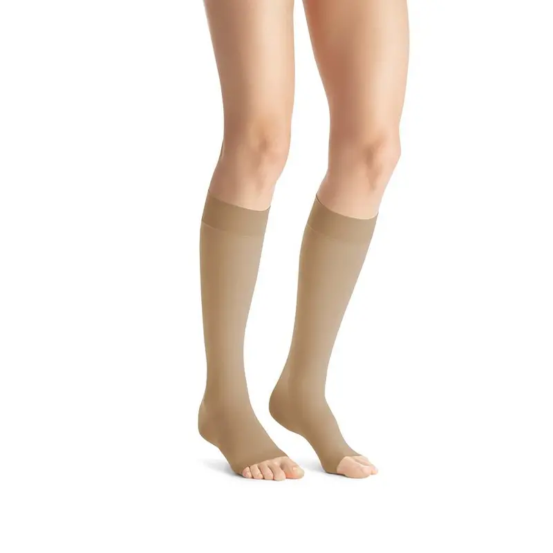 Jobst Opaque Compression Stockings, 20-30 Mmhg, Knee High, Open Toe 1