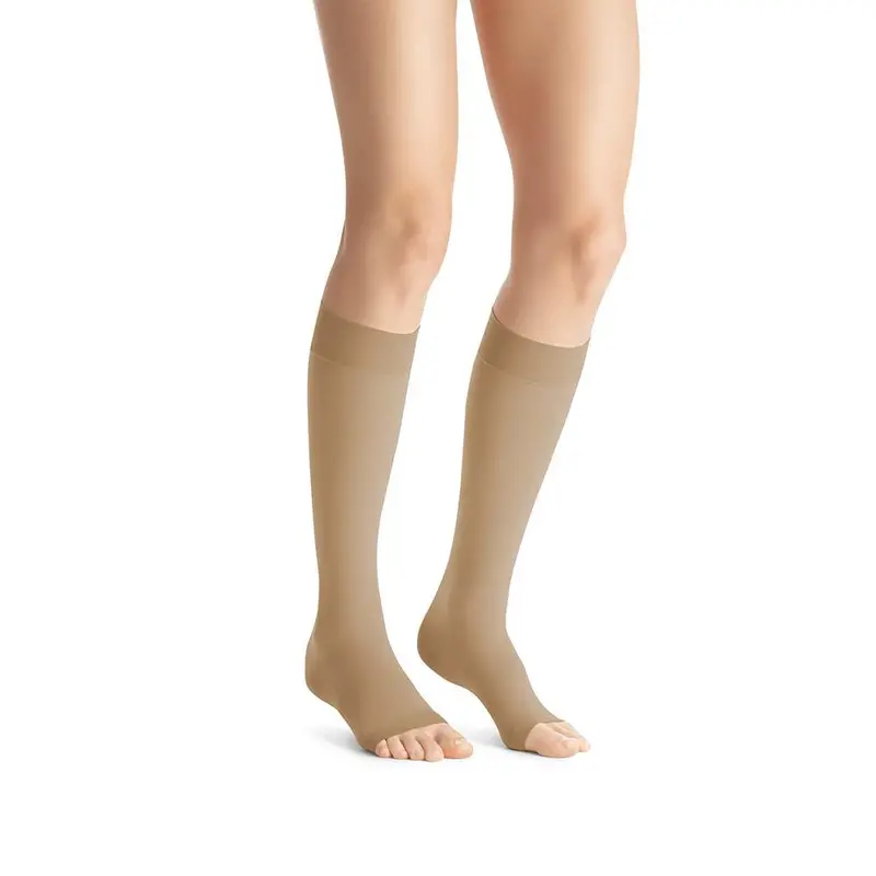 Jobst Opaque Compression Stockings, 30-40 Mmhg, Knee High, Open Toe 1