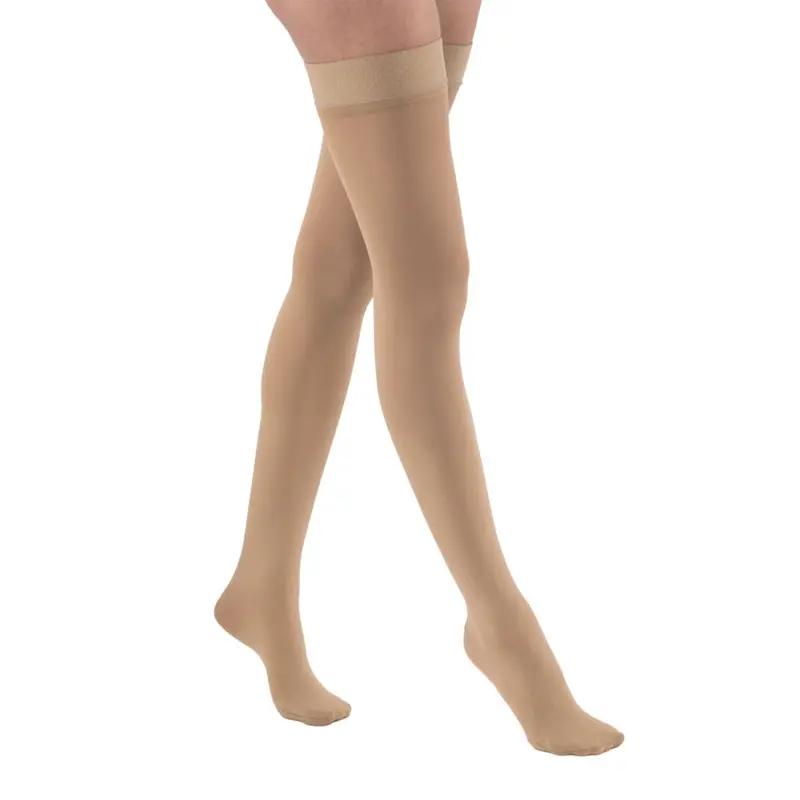 Jobst Relief 15-20 Mmhg Compression Stockings, Thigh High Silicone Band, Closed Toe 1