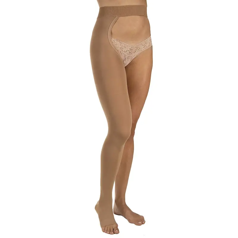 Jobst Relief Compression Stockings 20-30 Mmhg Chap, Right, Open Toe, Beige 1