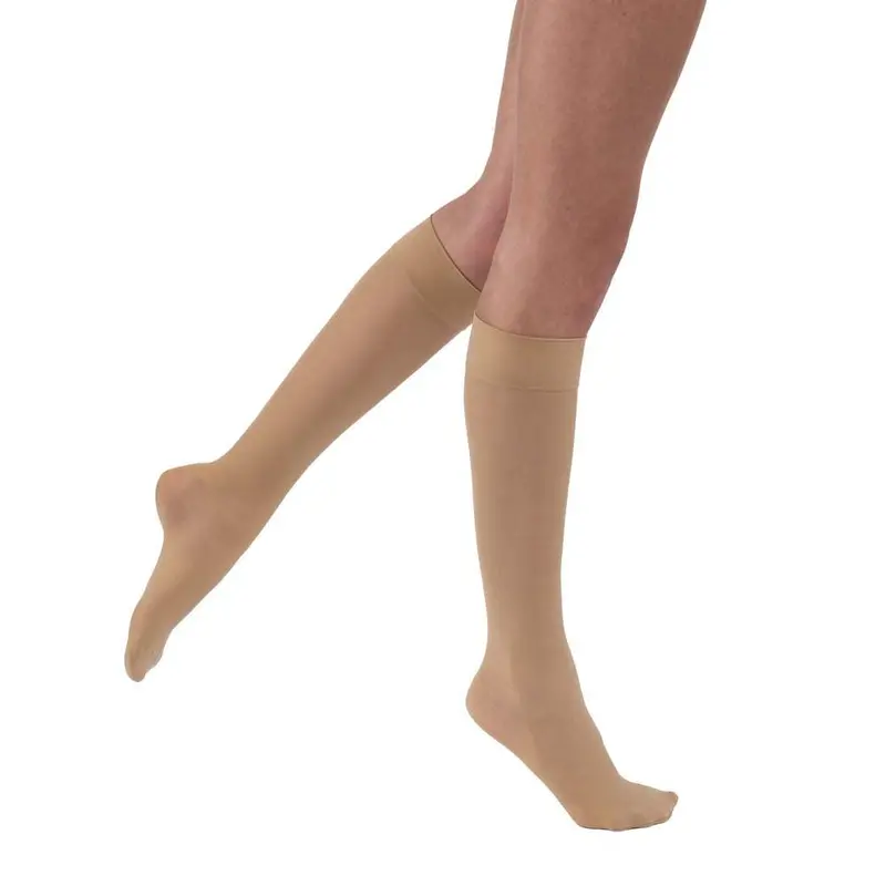 Jobst Ultrasheer Compression Stockings, 30-40 Mmhg, Knee High, Softfit Band, Closed Toe 1