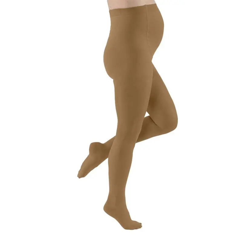 Jobst Ultrasheer Compression Stockings, 8-15 Mmhg, Maternity, Closed Toe, Silky Beige 1