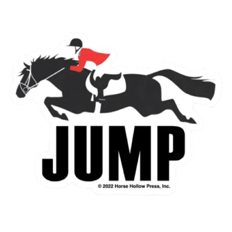 Jump Rider With Red Coat Horse Magnet 1
