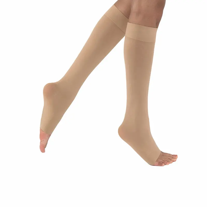 Juzo Naturally Sheer Compression Stockings, 20-30 Mmhg, Knee Highs, Open Toe 1