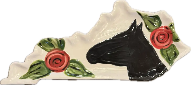 Kentucky Derby Ceramic Dish 1