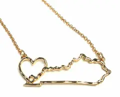 Kentucky Heart Necklace 1
