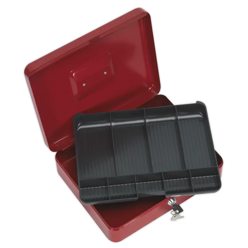 Key Lock Cash Box 300 X 240 X 90Mm 1