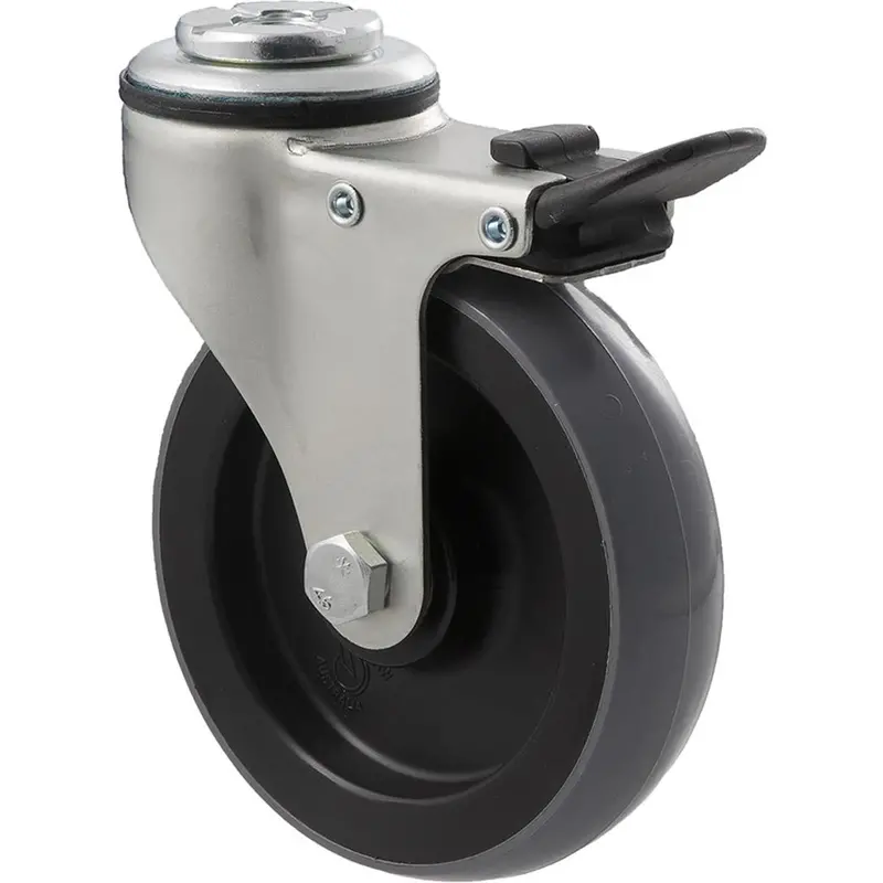 Kuq100/Kzhtb - 100 Kg Bolt-Hole Total Brake 100Mm Polyurethane 1