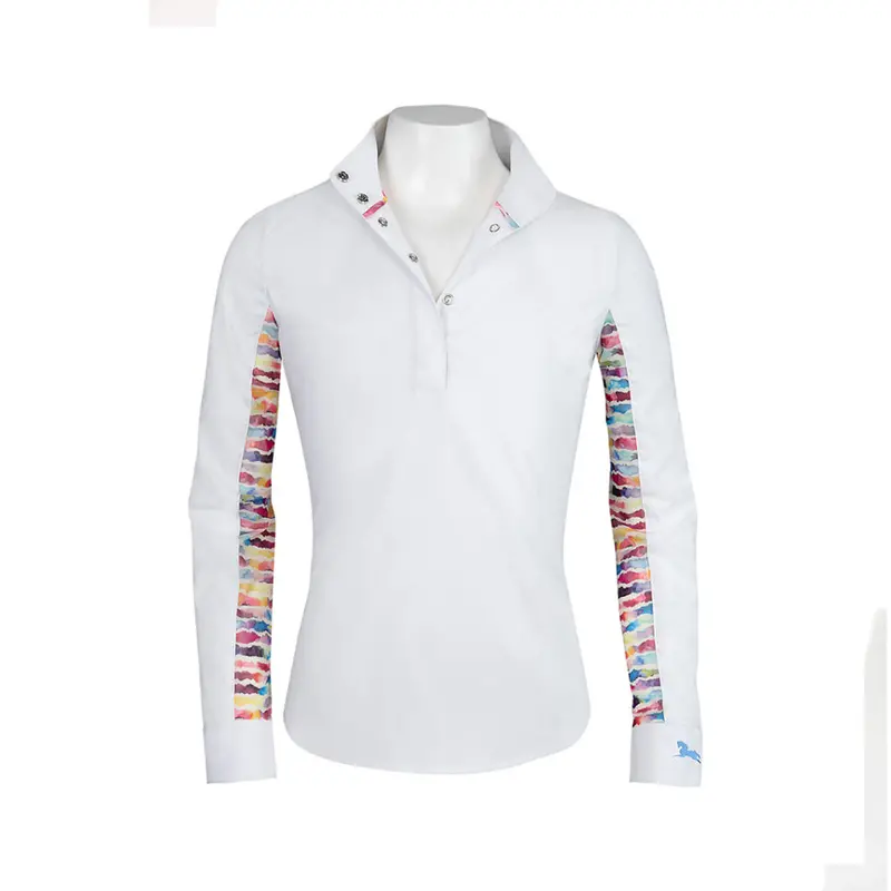 La680p-J R.J. Classics Children's Lauren Jr English Show Shirt - Watercolor 1