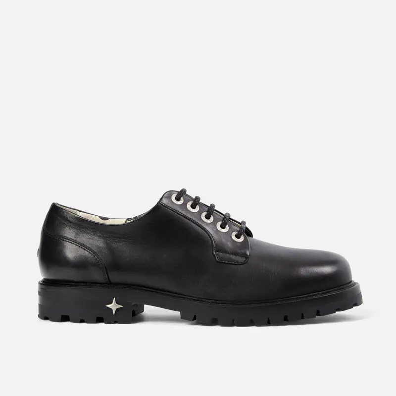 Lennon Black Derby - Men's 1