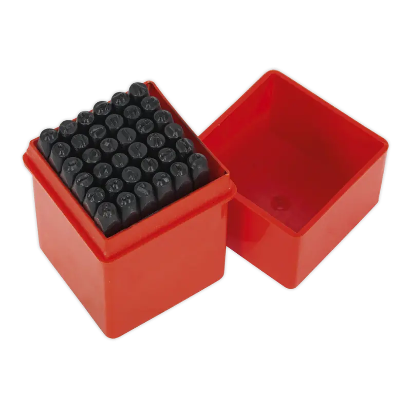 Letter & Number Punch Set 36Pc 4Mm 1
