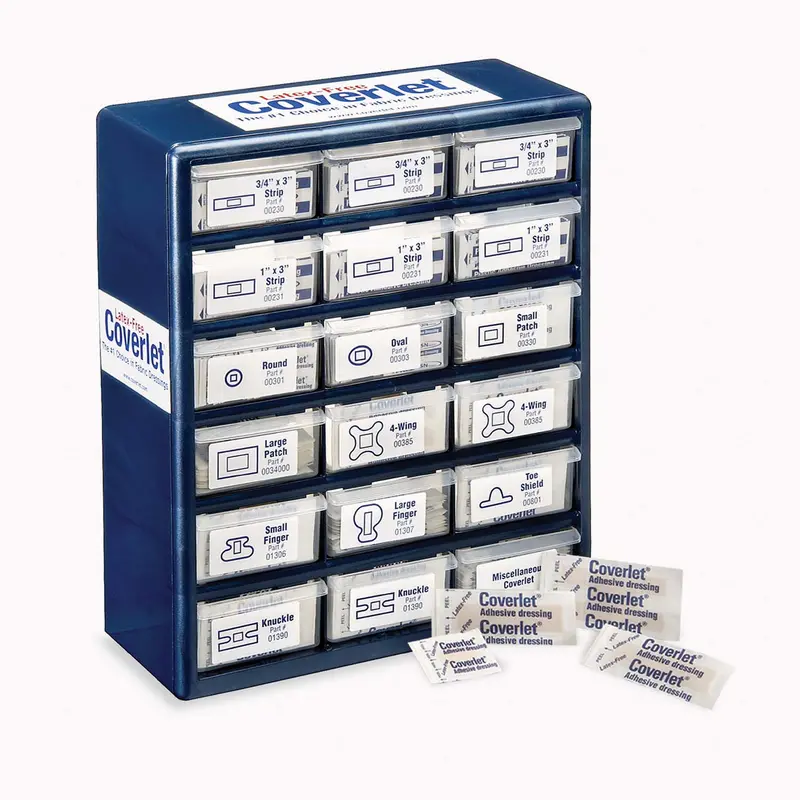 Leukoplast Elastic Fabric Adhesive Bandages Cabinet Empty 18 Drawers 1