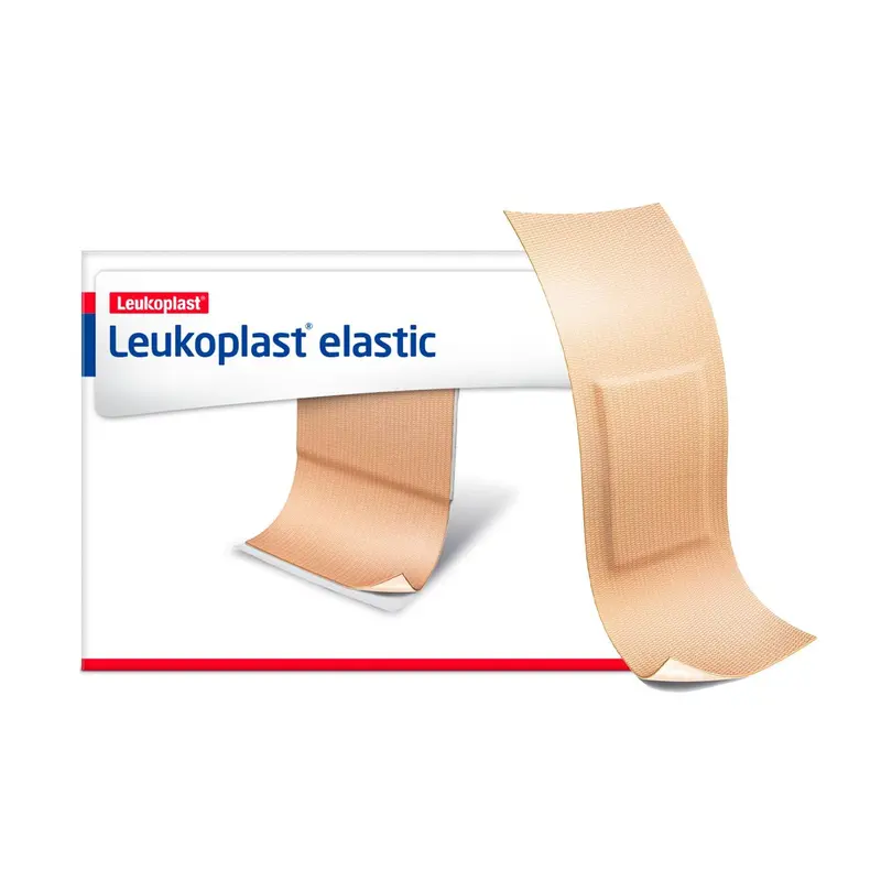 Leukoplast Elastic Fabric Adhesive Latex Free Bandages Strip 1" X 3" (6 Boxes/ 300 In Box) 1