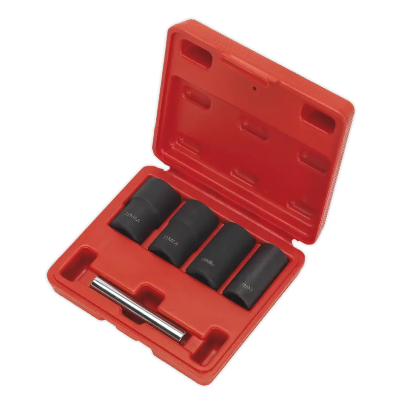 Locking Wheel Nut Removal Set 5Pc 1-2"Sq Drive 1