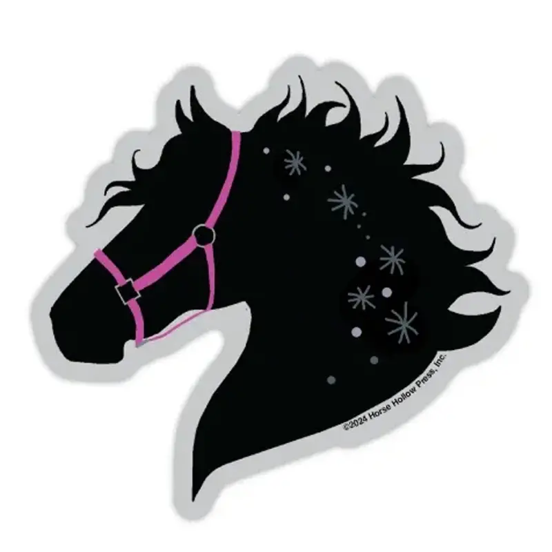 Lshh Horse Head Pink Halter 3" Sticker 1