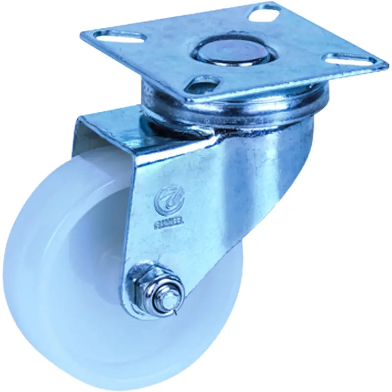 Lzs05020-Nnp - 60 Kg Swivel Plate 50Mm White Nylon 1