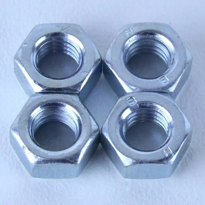 M8 Plain Nut Pack Of 4 Each 1