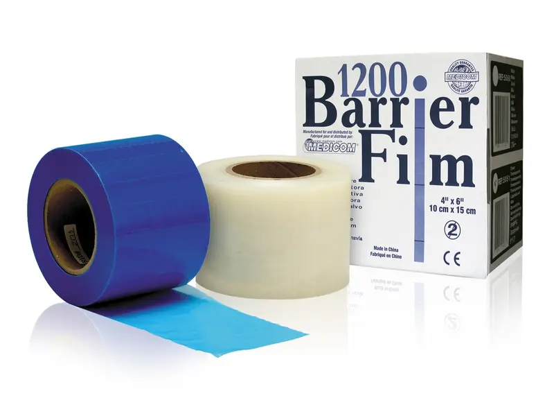 Medicom Non-Sterile Barrier Film Clear 4" X 6" 1200 Sheets/Roll 1