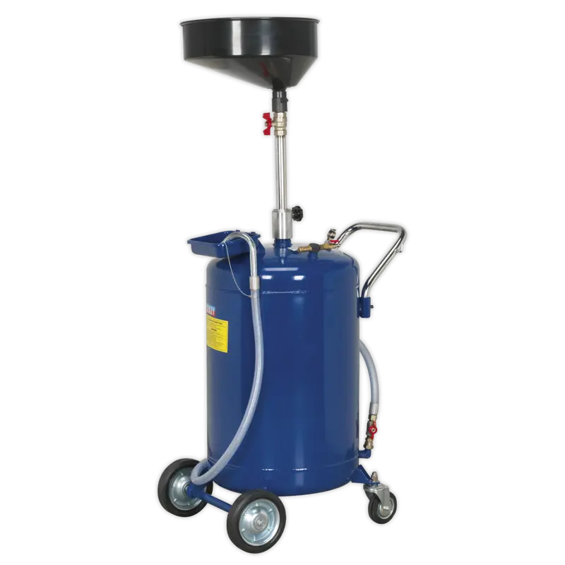 Mobile Oil Drainer 110Ltr Air Discharge 1