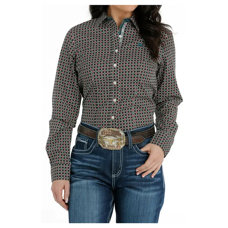 Msw9165040 Cinch Women's Long Sleeve Button-Down Western Shirt 1