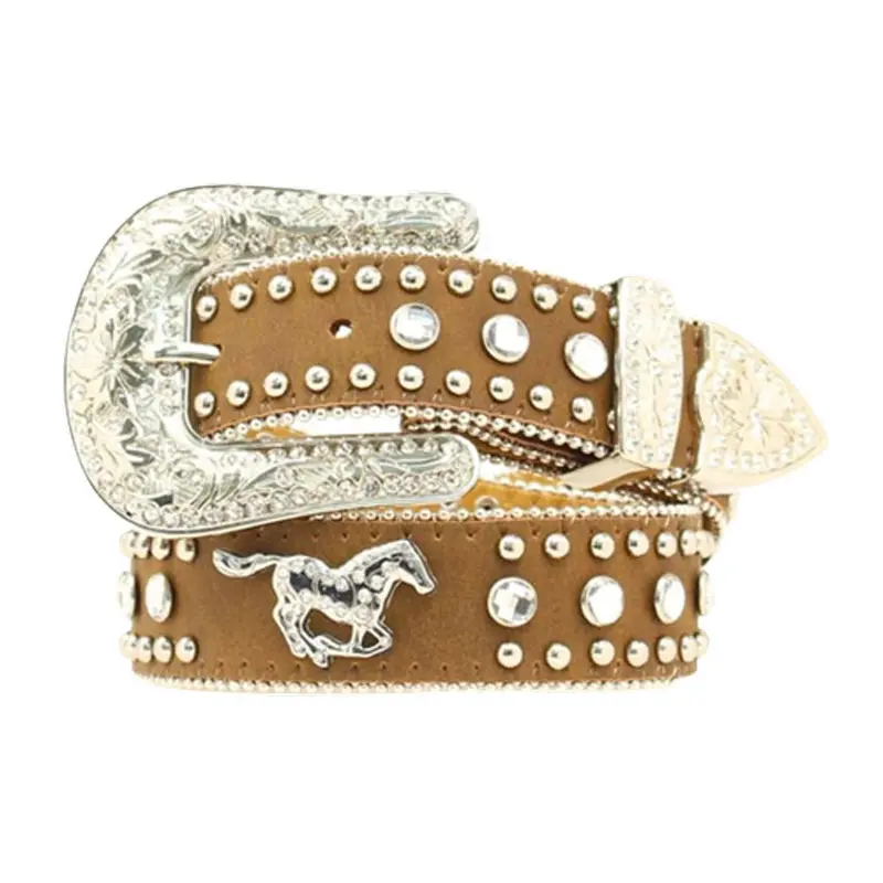 N4427644 Nocona Girls Fashion Horse Belt 1