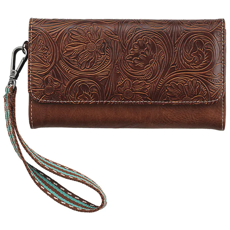 N770014502 Nocona Ladies Amelia Style Wallet - Brown 1