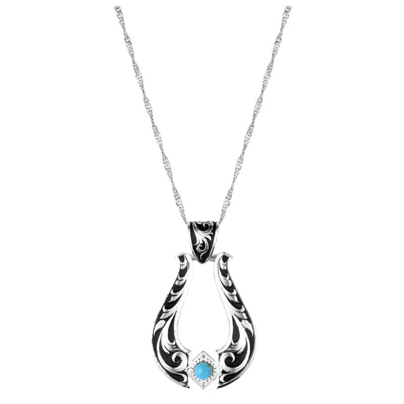 Nc6166 Montana Silversmiths Callie's Turquoise Trail Necklace 1