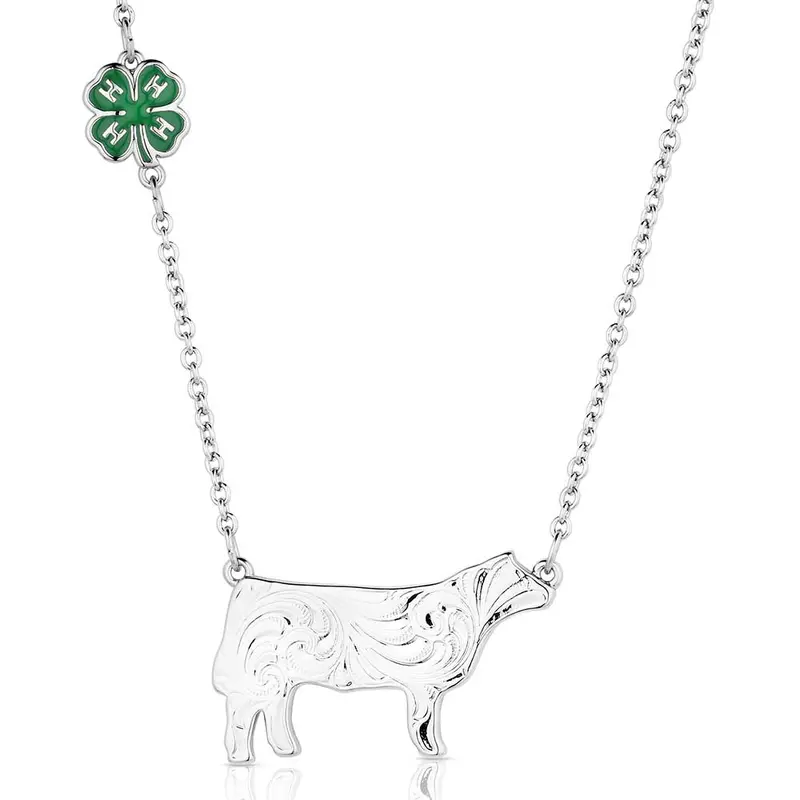 Nc6235 Montana Silversmiths Steer Showman 4-H Necklace 1