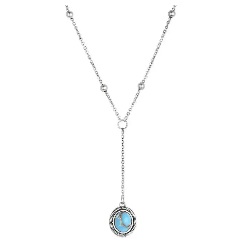 Nc6316 Silversmiths Denim Nights Necklace 1