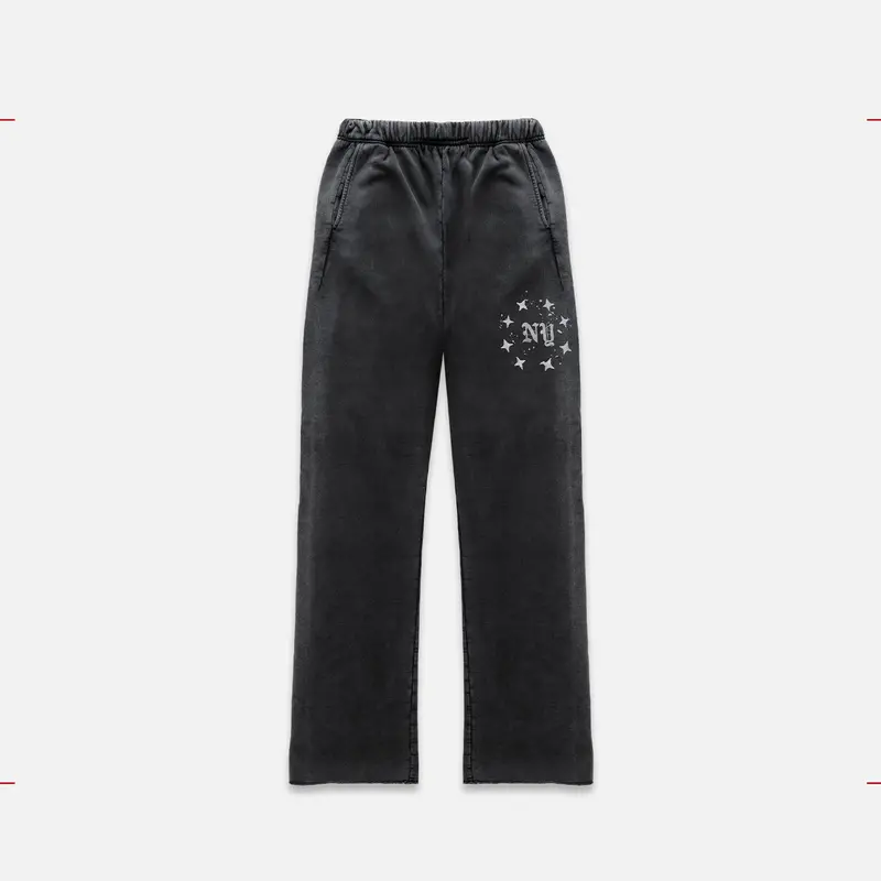 Ny Paint Splatter Washed Grey Sweat Pant 1