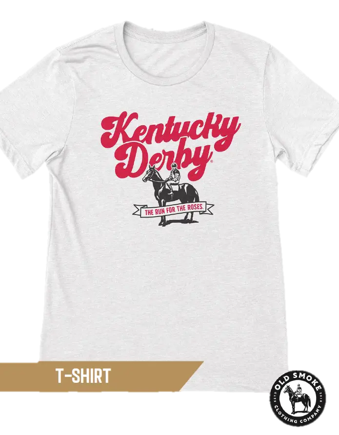 Old Smoke Kentucky Derby The Run For The Roses T-Shirt 1