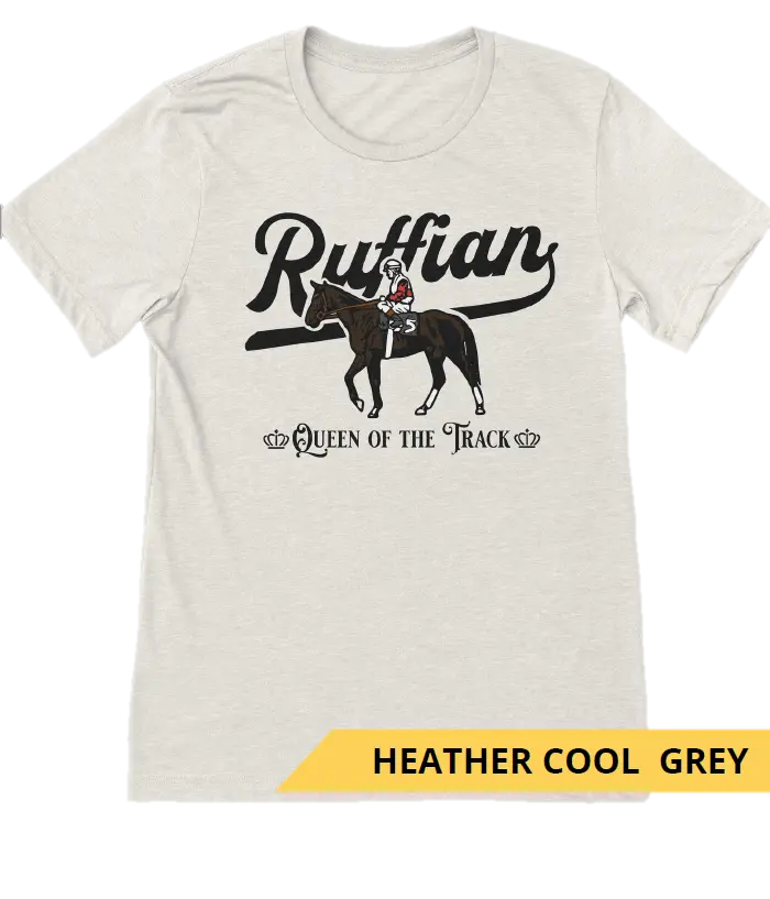 Old Smoke Ruffian "Queen Of The Track" T-Shirt 1