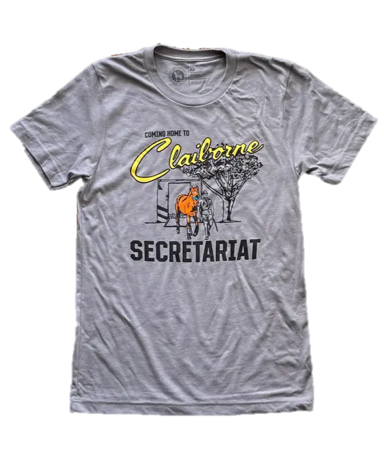 Old Smoke Secretariat Coming Home To Claiborne T-Shirt 1
