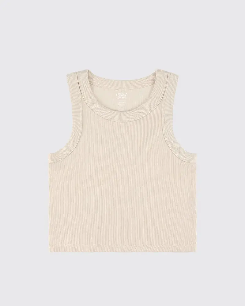 Organic Crop Tank | Bone 1
