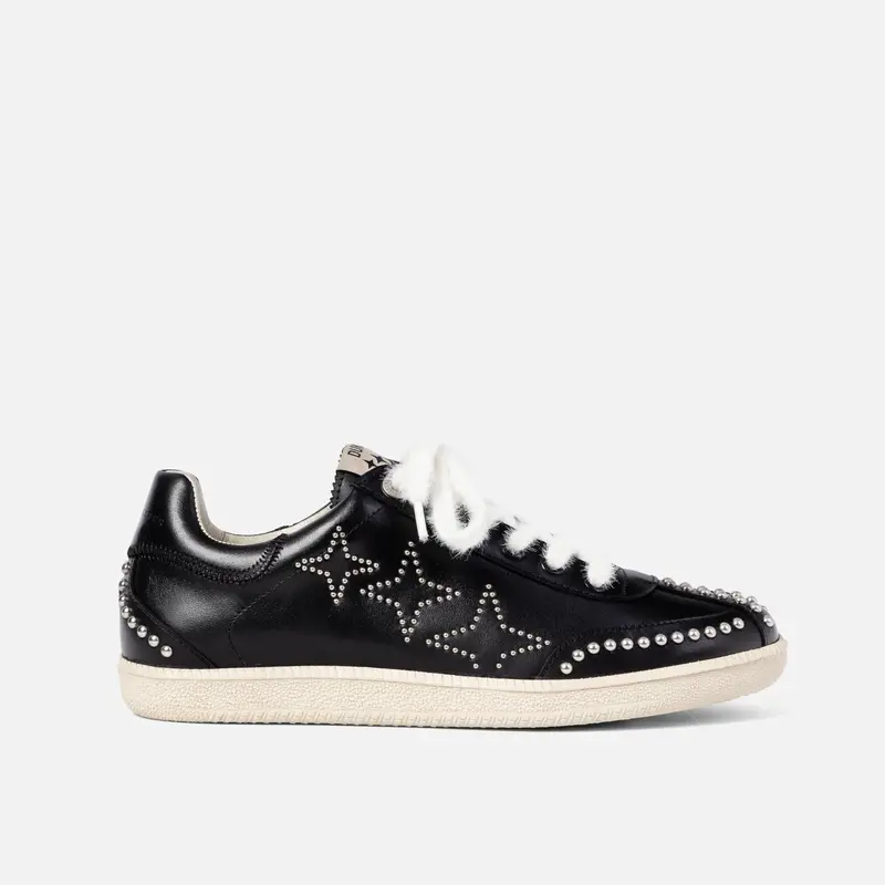 Plus Duke Black Studded Sneaker - Women's 1