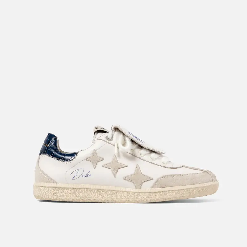 Plus Duke Ny White + Navy Sneaker - Women's 1